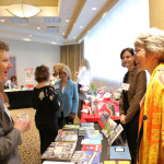 Book Publishing Boot Camp guests mingle with the exhibitors